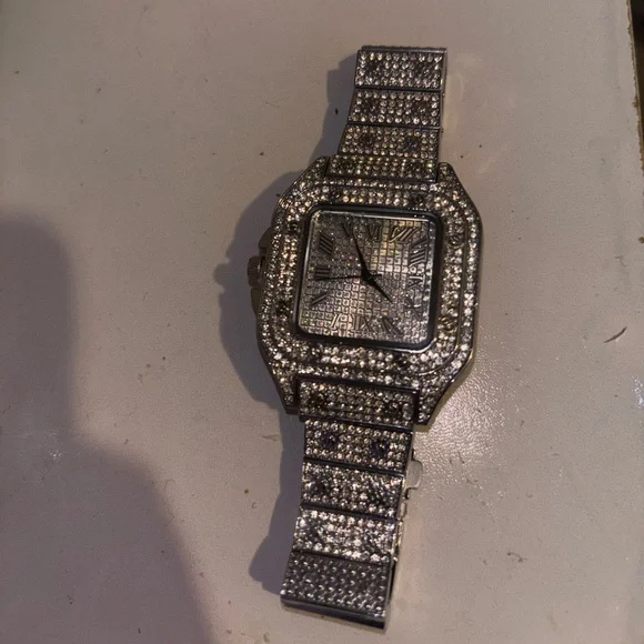 Silver Rhinestone Watch - Picture 4 of 5